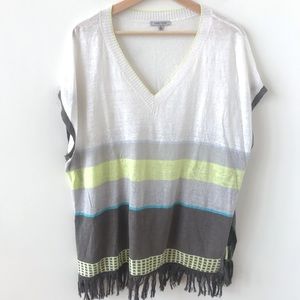Lisa Todd linen fringed top
